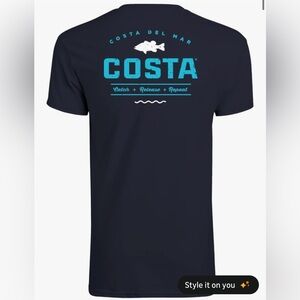 NWOT Costa Del Mar Costa Topwater Tee Shirt, Size XXL